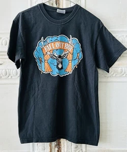 Fall Out Boy Black Tee Top Band T-shirt Cotton Unisex Deer Head Small Grunge - Picture 1 of 2