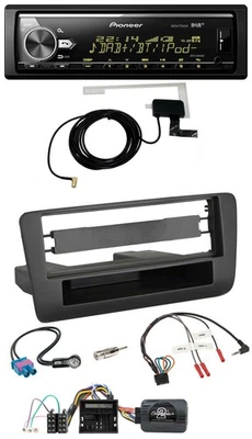 Pioneer Bluetooth DAB USB Lenkrad Autoradio für Audi A1 (ab 2010) - Bild 1 von 4