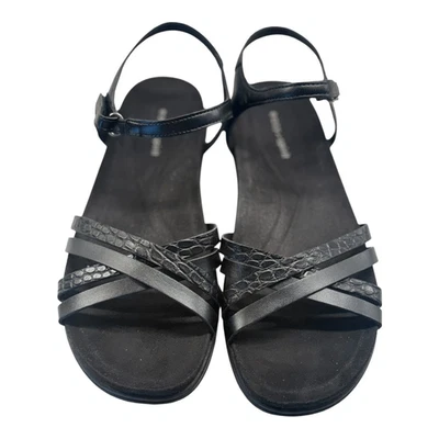Sandalias cómodas Easy Spirit Dottle 3 en relieve para mujer talla 8 correa negra al tobillo Foto 1 de 4