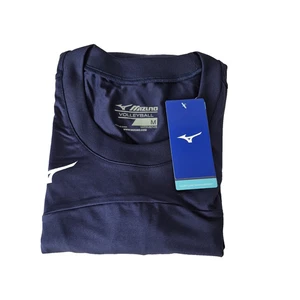 Camisa de Voleibol Mizuno Mujer M Azul Marino Techno VII DryLite Manga Larga NUEVA - Imagen 1 de 8