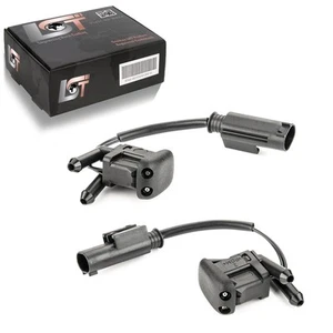 2x Waschwasser Zweifach Spritzdüse vorne beheizbar für BMW 5er E39 Limo Touring - Picture 1 of 11