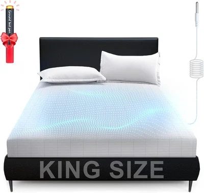 Sábana bajera de puesta a tierra tamaño king, sábanas de puesta a tierra - fibra de plata pura y orgánica Foto 1 de 4