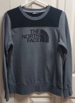 Sudadera para mujer The North Face Train N Logo Pullover gris y negra talla mediana  Foto 1 de 4