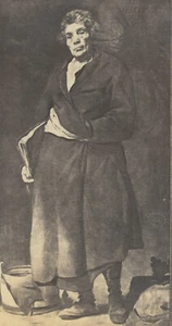 FAMOUS PAINTING BY VELAZQUEZ INFO ON BACK ALBUMEN 4X7 - Picture 1 of 3