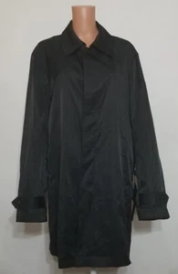Lauren Ralph Lauren Black Packable Raincoat NWT Size M Buttons Polyester Pockets - Picture 1 of 12