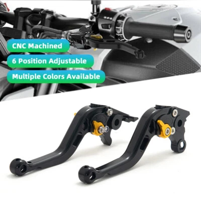 Palancas de embrague de freno cortas para Kawasaki Ninja ZX7R ZX7RR 89-03 ZRX1100 99-07 Foto 1 de 4