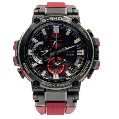 CASIO G-Shock MT-G MTG-B1000B-1A4JF Red Band Bluetooth Solor Smartphone Link - Image 1 of 4