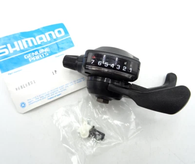 NOS Shimano Deore LX RH STI Shifter MTB Bike 7 Speed Lever Mount MS-887-K12 - Image 1 of 4