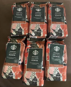 3.3 pounds Starbucks Kenya Whole Bean Coffee/ 8.8 ounce Bags 6pk check BB - Picture 1 of 1