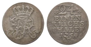 Brandenburg Preußen 1/24 Taler 1754 F, Magdeburg Preussen Münze Coin (O175) - Bild 1 von 1