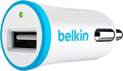 Belkin - Cargador universal USB para encendedor de cigarrillos para teléfono inteligente - 1A - Azul Foto 1 de 2