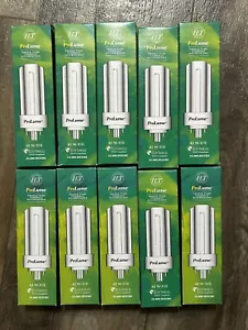 10PK Halco PL42T/E/41/ECO 42W 4100K CFL Bulb 109036 GX24Q-4 4-Pin Base - Picture 1 of 2