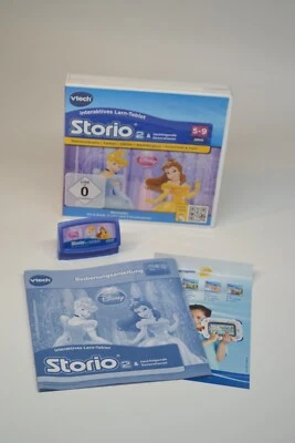 vtech STORIO 2 Lernspiel DISNEY'S PRINZESSINNEN Textverständnis Farben Zählen - Bild 1 von 4