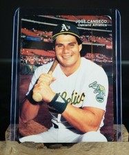 JOSE CANSECO 1990 Mothers Cookies Baseball Card # 33