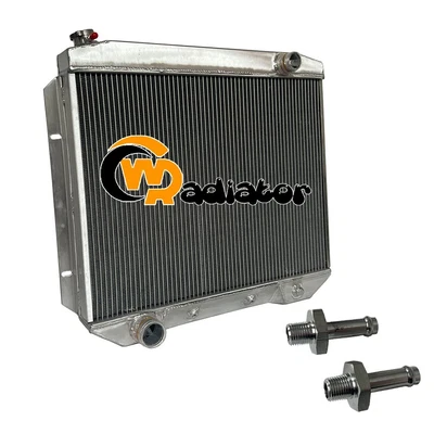 Radiador Fit 1957-1959 1958 Ford Fairlane Ranchero Edsel Mercury V8 todo aluminio Foto 1 de 4