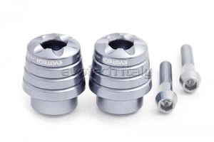 Evotech Handlebar Weights Honda CBR 1000 RR 2004-2018 Titanium - Picture 1 of 1