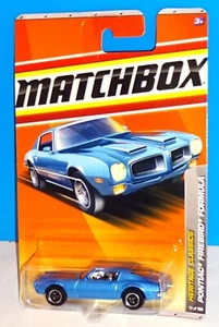 Matchbox 2011 Heritage Classics Series #15 Pontiac Firebird Formula Blue - Picture 1 of 2