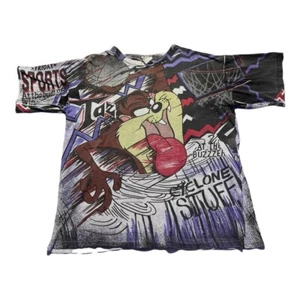 Vintage Taz Dunking Basketball Looney Tunes T-Shirt - Picture 1 of 4