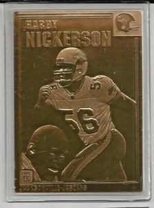Hardy Nickerson 2000 Danbury Mint Encased 22kt Gold Football Card Jaguars #81 - Bild 1 von 1