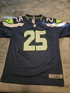 NFL SEATTLE SEAHAWKS #25 CAMISETA SHERMAN NIKE ON FIELD JUVENIL GRANDE NUEVA SIN ETIQUETAS  - Imagen 1 de 3