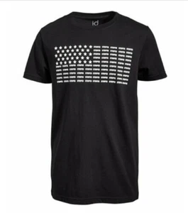 Ideology Flag Noir Graphic Tee Boys, Black, Small - Picture 1 of 2