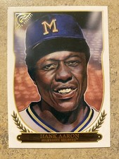 2018 Topps Gallery Hall of Fame Gallery Hank Aaron #HOF-25 HOF Hall of Famer 