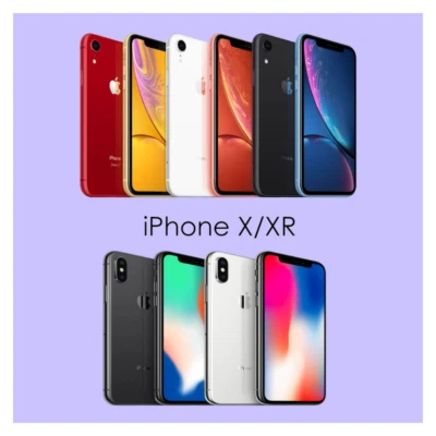 Apple iPhone X/XR 64 GB/256 GB Desbloqueado - Gris espacial/Plateado - ¡Envío gratuito! Foto 1 de 4
