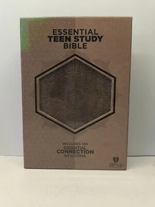 HCSB Essential Teen Study Bible, Gray Cork LeatherTouch by B&H Kids Editorial... - Imagen 1 de 6