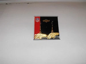 Denver Broncos Logo Ohrringe Gold - Bild 1 von 1
