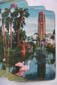 Playing Cards Deck Flamingos Palm Trees Water 52 + 2 Joker Made in USA - Picture 1 of 4
