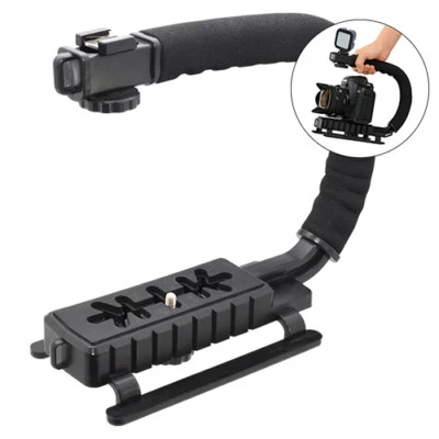 Pro Video Stabilizer Rig Grip Handle Mount for DSLR Cameras and DV Camcorders - Image 1 of 4