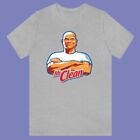Mr. Clean Logo Men's Grey T-shirt Size S-3XL