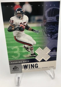 ANTHONY THOMAS JERSEY Card 2002 SP Authentic WING FORMATIONS Relic MICHIGAN BEAR - Picture 1 of 7