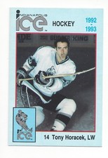 1992-93 Indianapolis Ice (IHL) Tony Horacek