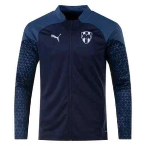 Puma Monterrey Trainingsjacke 23/24 blau Parisian Night Puma silber Größe L - Bild 1 von 2