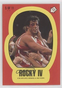 1985 Topps Rocky IV Stickers Rocky Balboa #5 0jk3