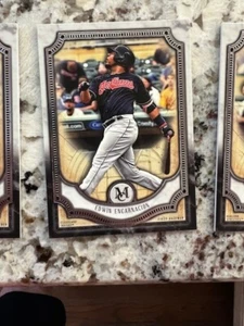 2018 TOPPS MUSEUM COLLECTION CARD CLEVELAND INDIANS EDWIN ENCARNACION #91 - Picture 1 of 1