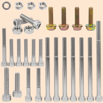29PCS 304 Stainless Steel Engine Bolt Screws Kit for Honda XR80 XR80R XL80 XL80S - Image 1 of 4