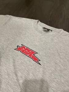 Vintage NO FEAR X Manny Pacquiao Shirt Men’s Size Large Y2K Boxing Grey Rare - Picture 1 of 8