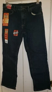 Wrangler Active Flex Slim Straight Blue Jeans adjustable waist boys 16 Husky NWT - Picture 1 of 6