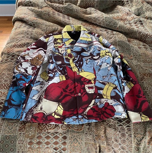 Giacca Coach X Men Kith Collab Arazzo Nuova Con Etichette Media