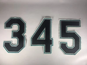 Florida Marlins schwarzes Trikot Zahlenset für Trikot beliebige Zahl wählen 0-9 - Bild 1 von 5