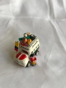 Terra Cotta Bus Handmade Collectible Toy from Colombia - Picture 1 of 3