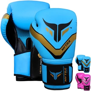 Mytra Fusion HEXA-TECH Artificial Leather Boxing Sparring Training MMA Gloves - Picture 1 of 8