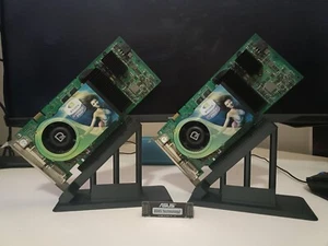 2x Nvidia Leadtek Geforce 6800 Ultra 512mb PCIE Cards - Picture 1 of 10