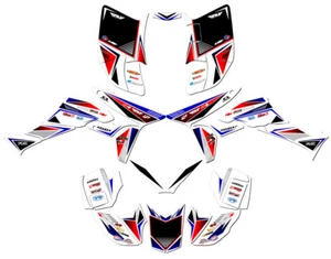 Kit de gráficos Senge TRX 450R SURGE 2006-2017 blanco/azul compatible con Honda - Imagen 1 de 7