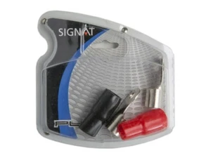 Signat Ringkabelschuhe bis 35mm² d=6,4mm Loch 2 Stück 1x rot 1x schwarz - Bild 1 von 1