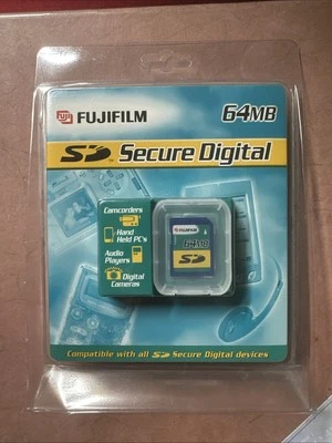 Fujifilm 64MB Secure Digital Card - Image 1 of 2