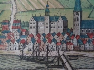 Braun/Hogenberg - Husum - Picture 1 of 5