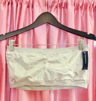 Sutiã Ambrielle Feminino Extra Grande - Pulôver Sem Alças - Bronzeado / Nude / Pecan Novo com etiquetas - Imagem 1 de 4